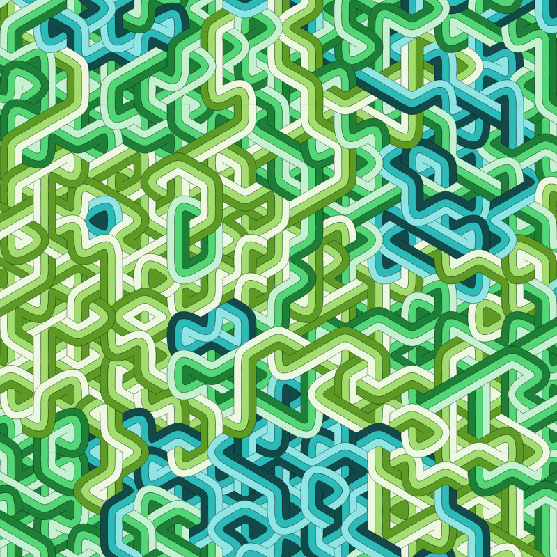Bézier Truchet #77 static token preview