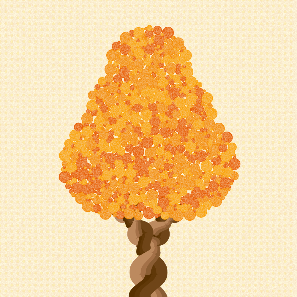 AUTUMN TREE #17 static token preview