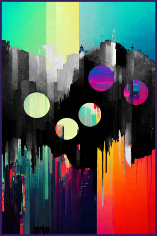Glitched #28 static token preview