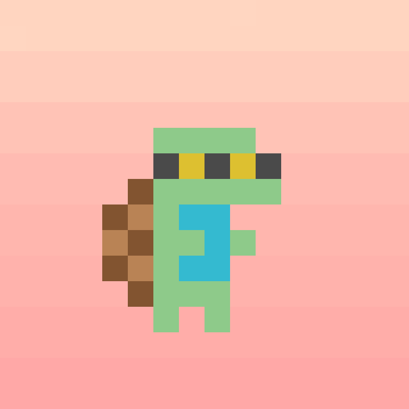 Tiny tortoises. #875 static token preview