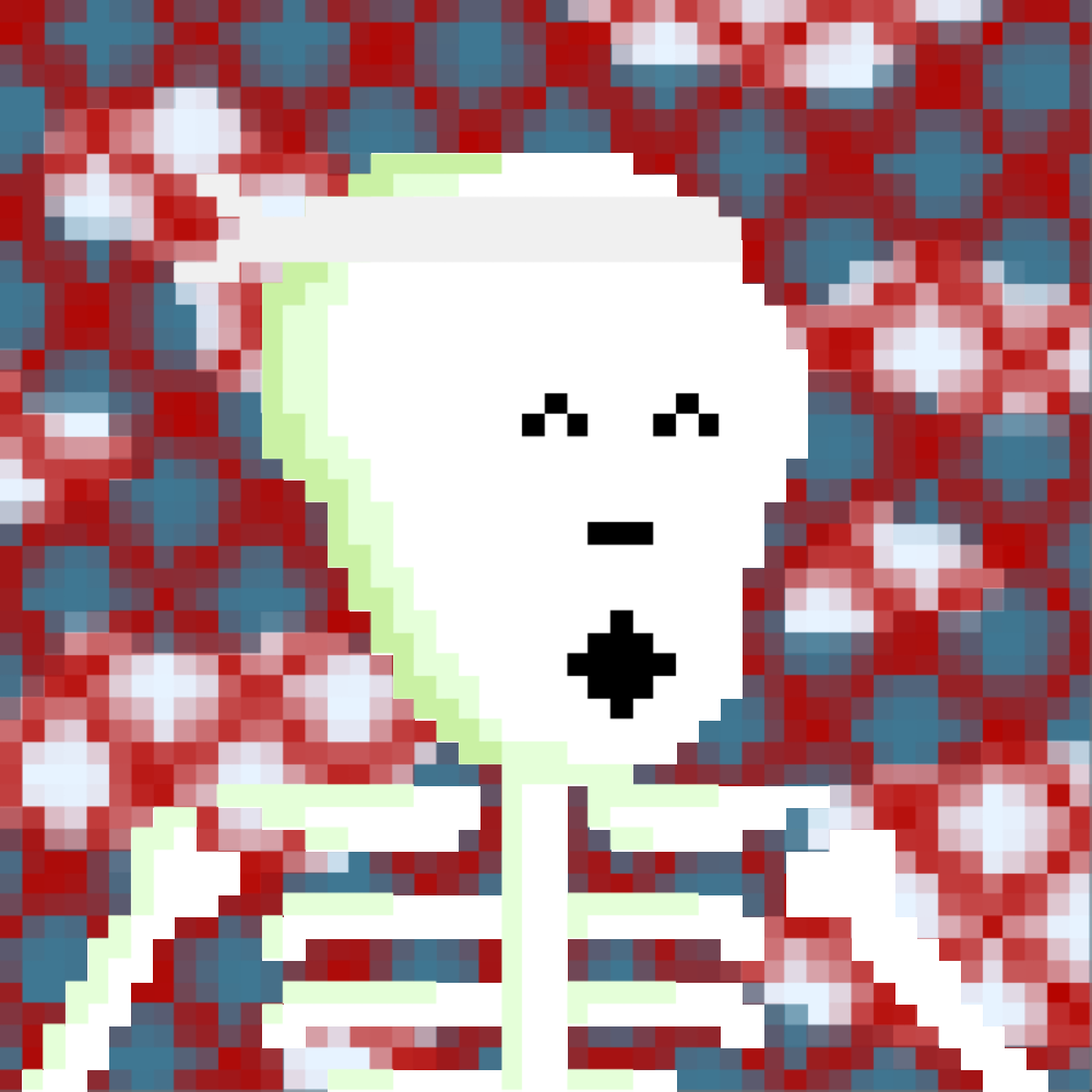 PIXEL SKULLETTI 1 #216 static token preview