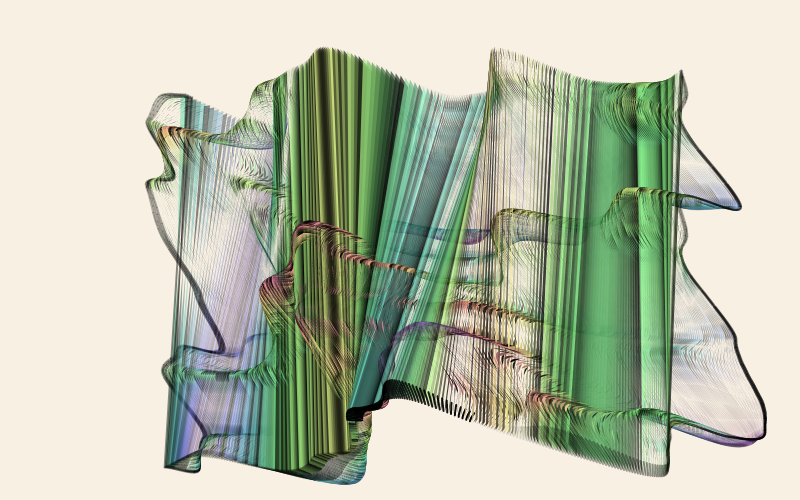 Folded Maps #43 static NFT preview