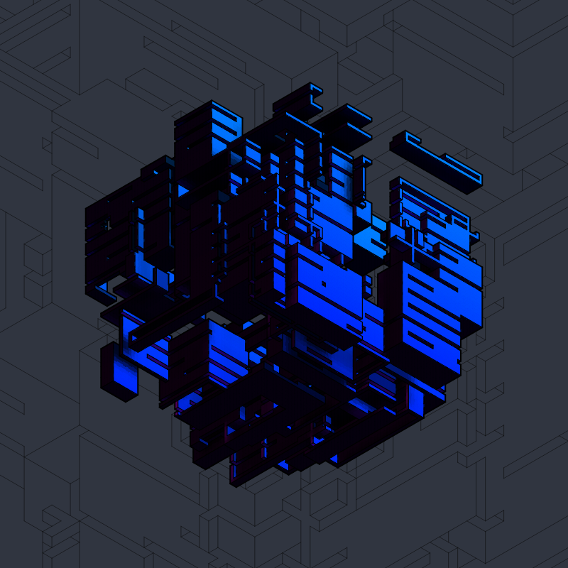 Isofrag generator series I #106 static token preview