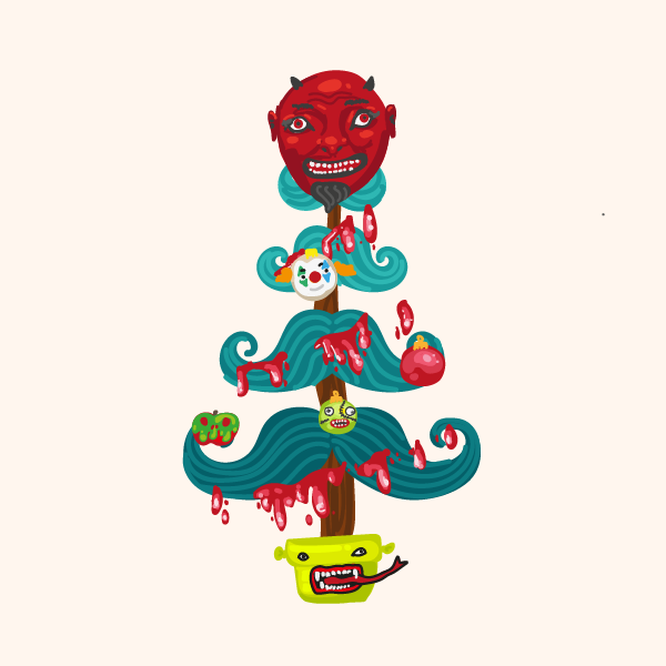 Creepy Christmas Tree For You! #2 static token preview