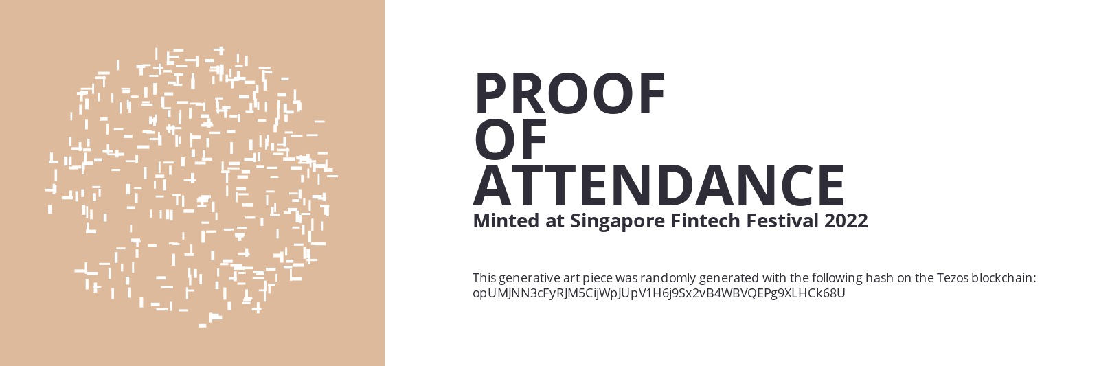 SFF2022 Proof of Attendance Token #228 static token preview