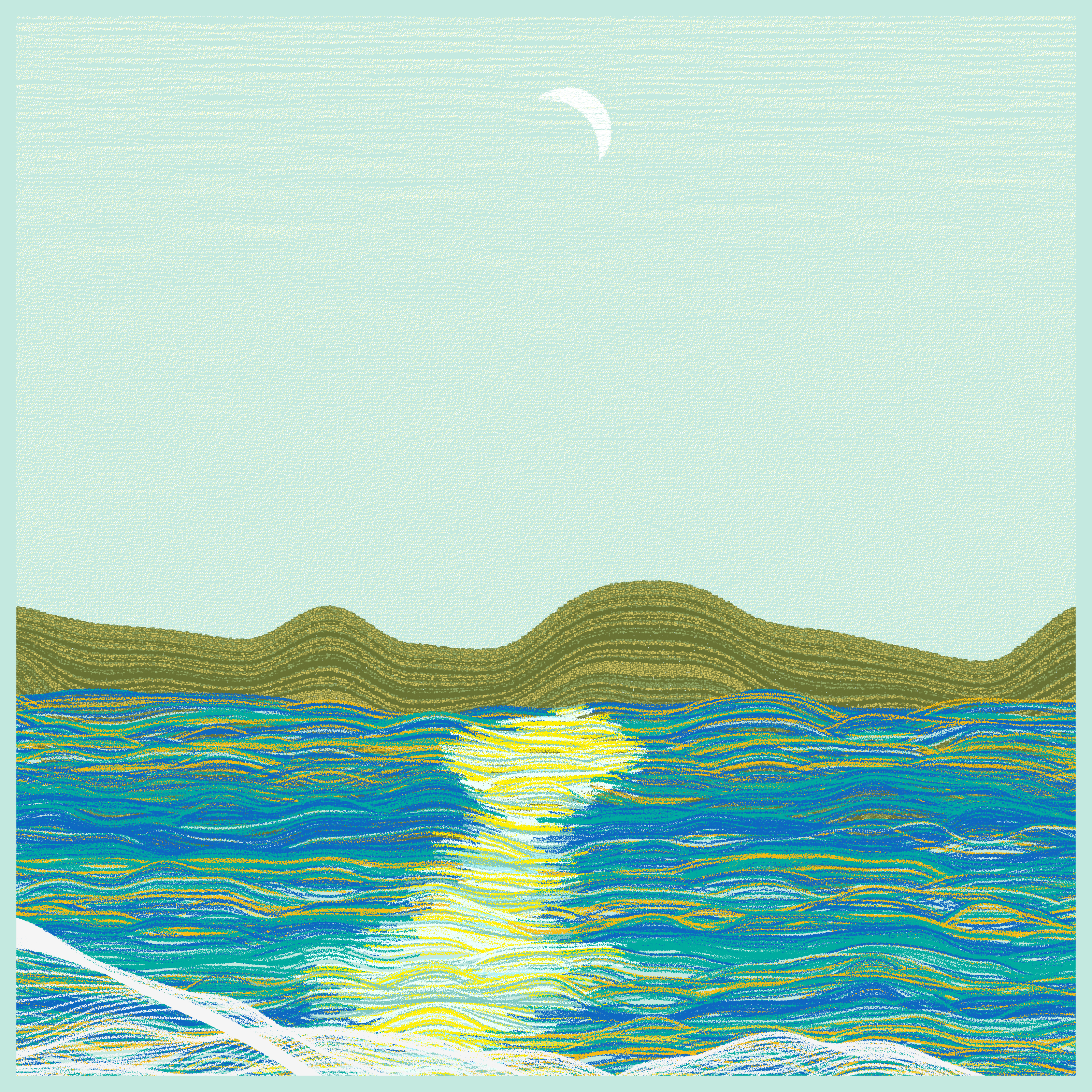 Moonlit Sea #115 static token preview