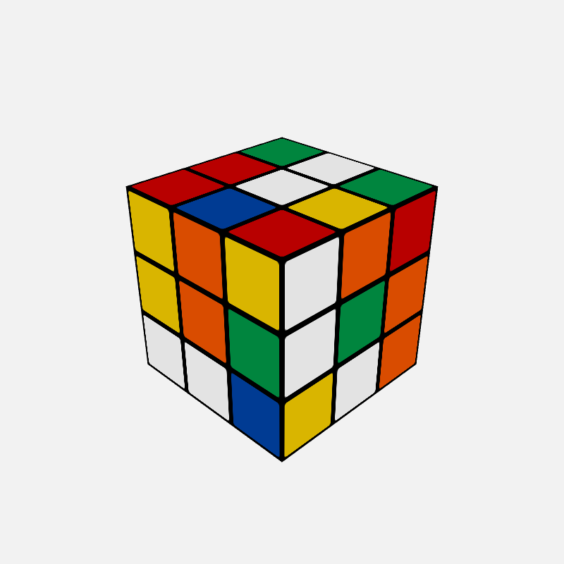 Rubik's Cube #46 static token preview