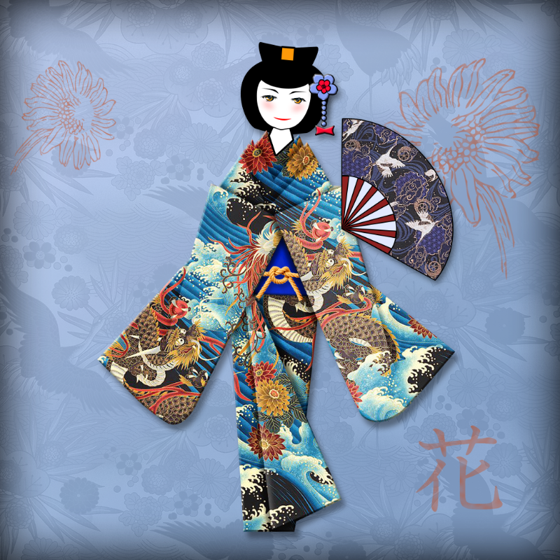 Origami Girls #144 static token preview
