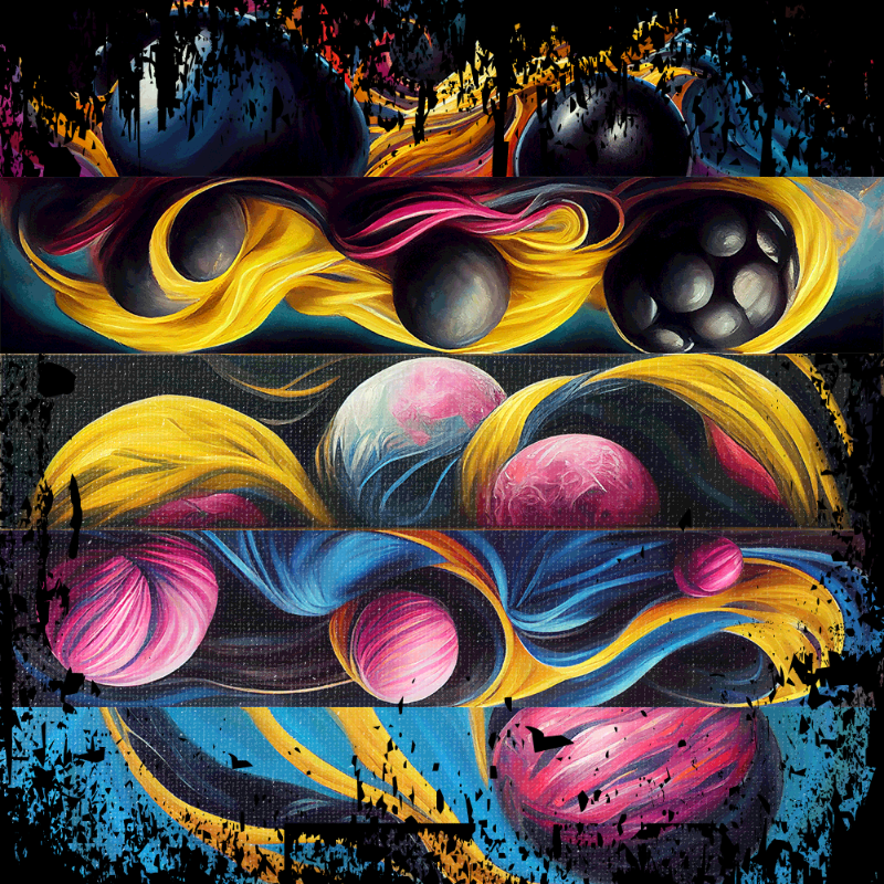 AI Abstract Balls #30 static NFT preview