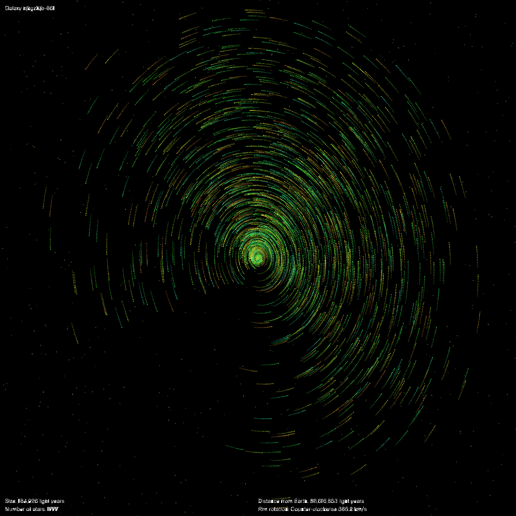 Spacelike #87 static NFT preview