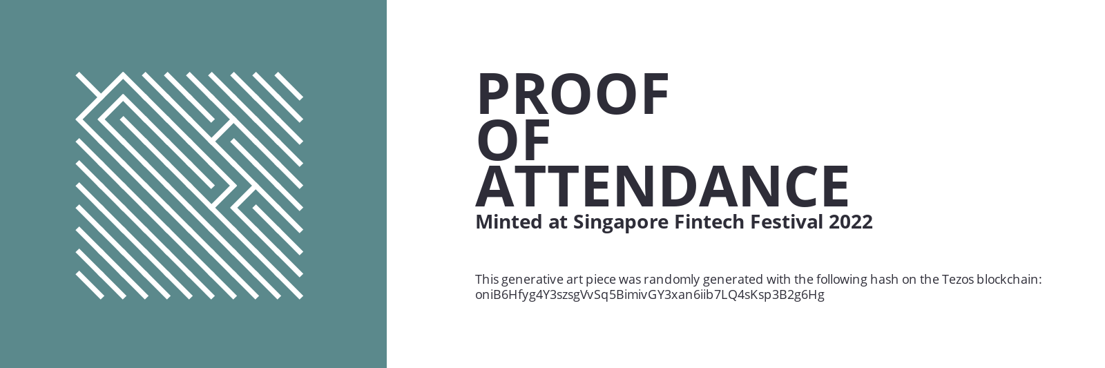 SFF2022 Proof of Attendance Token #1226 static token preview