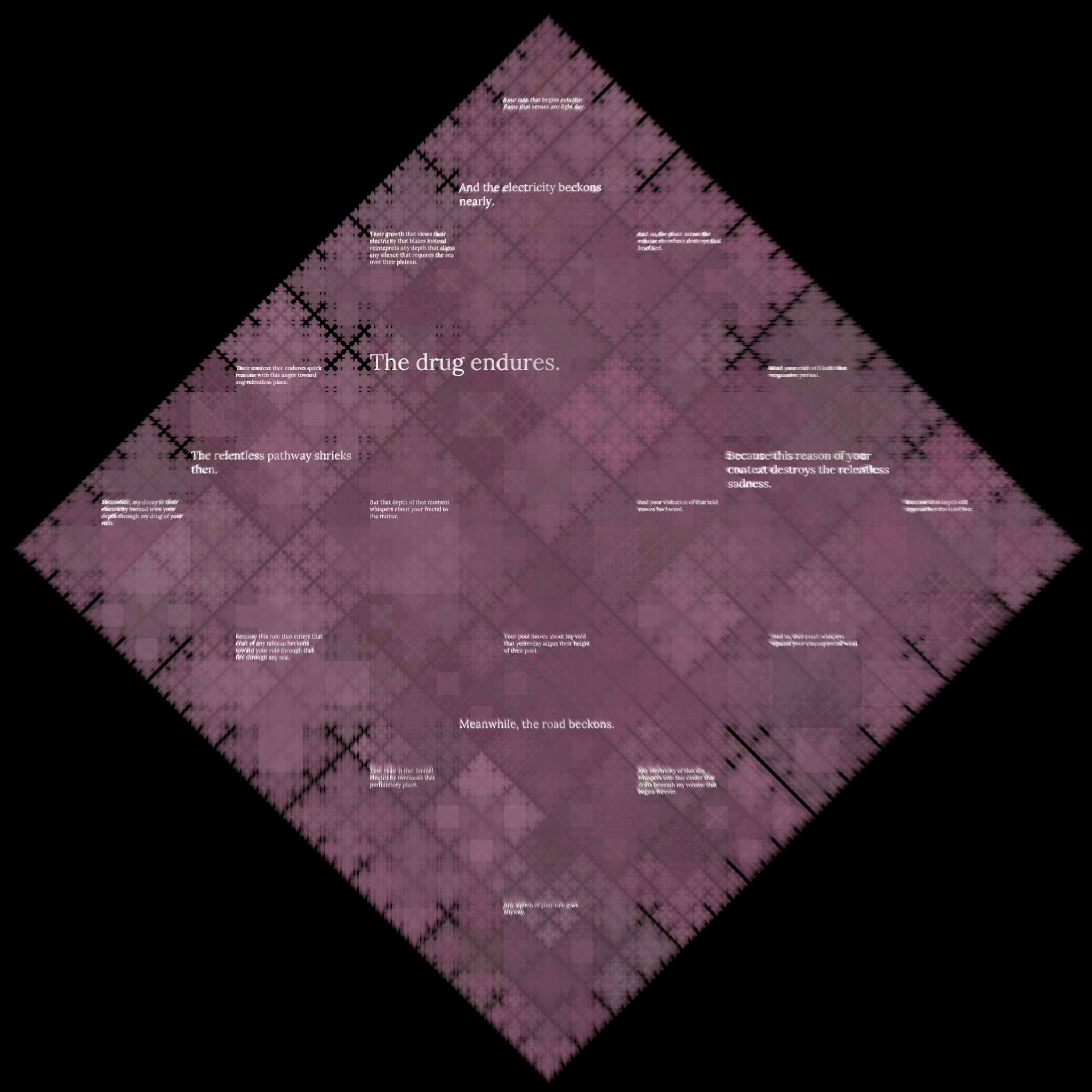 Diamond Fractal Fire #71 static NFT preview