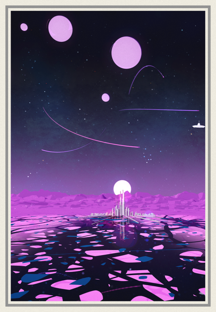 Visa to the stars #142 static NFT preview