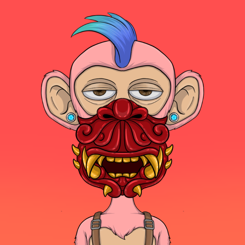 chimpantez #757 static token preview