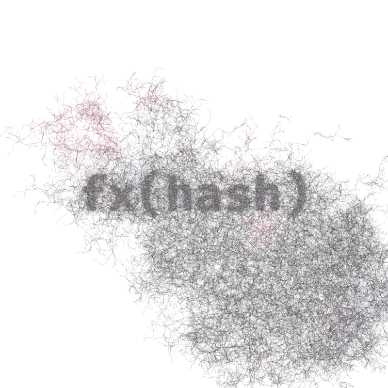 FXHASH Generative Logo #59 static token preview