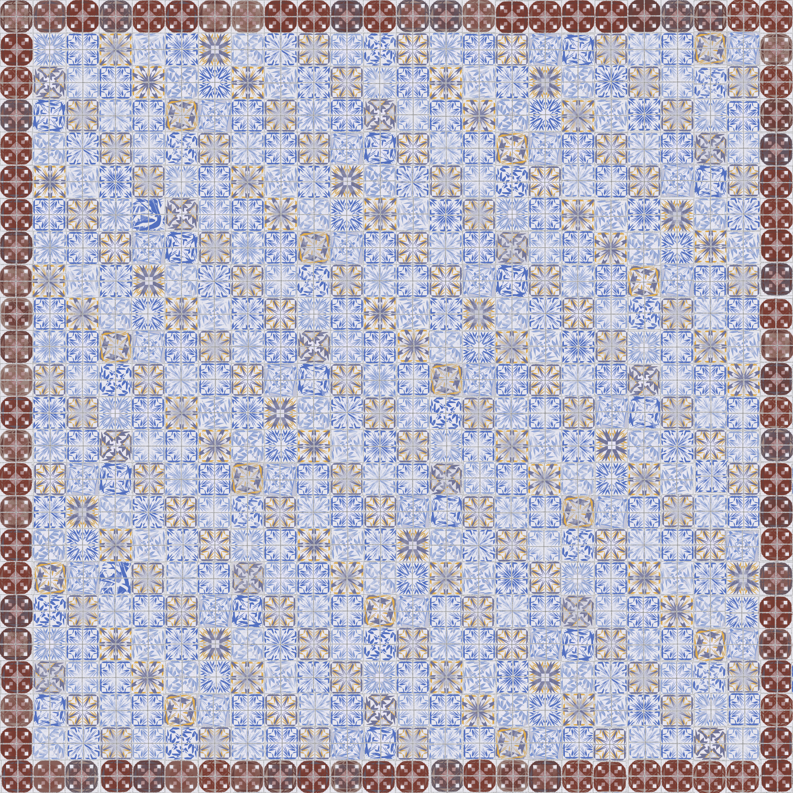 Glimpse Of Geometrical Azulejos #5 static token preview