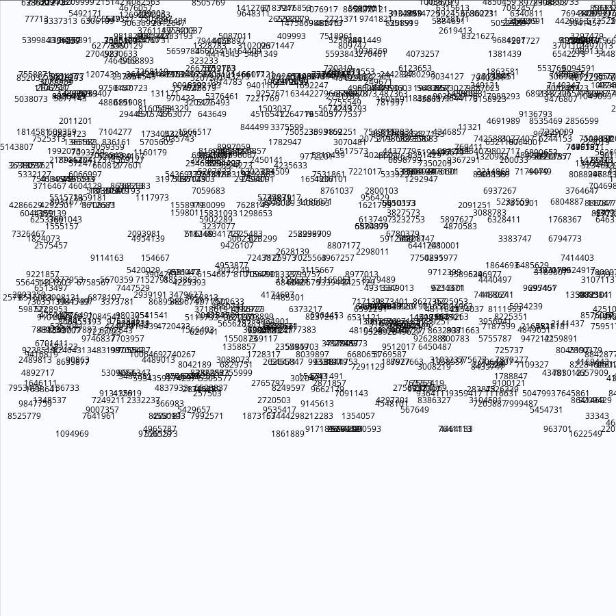Painting by Random Prime Numbers #30 static token preview