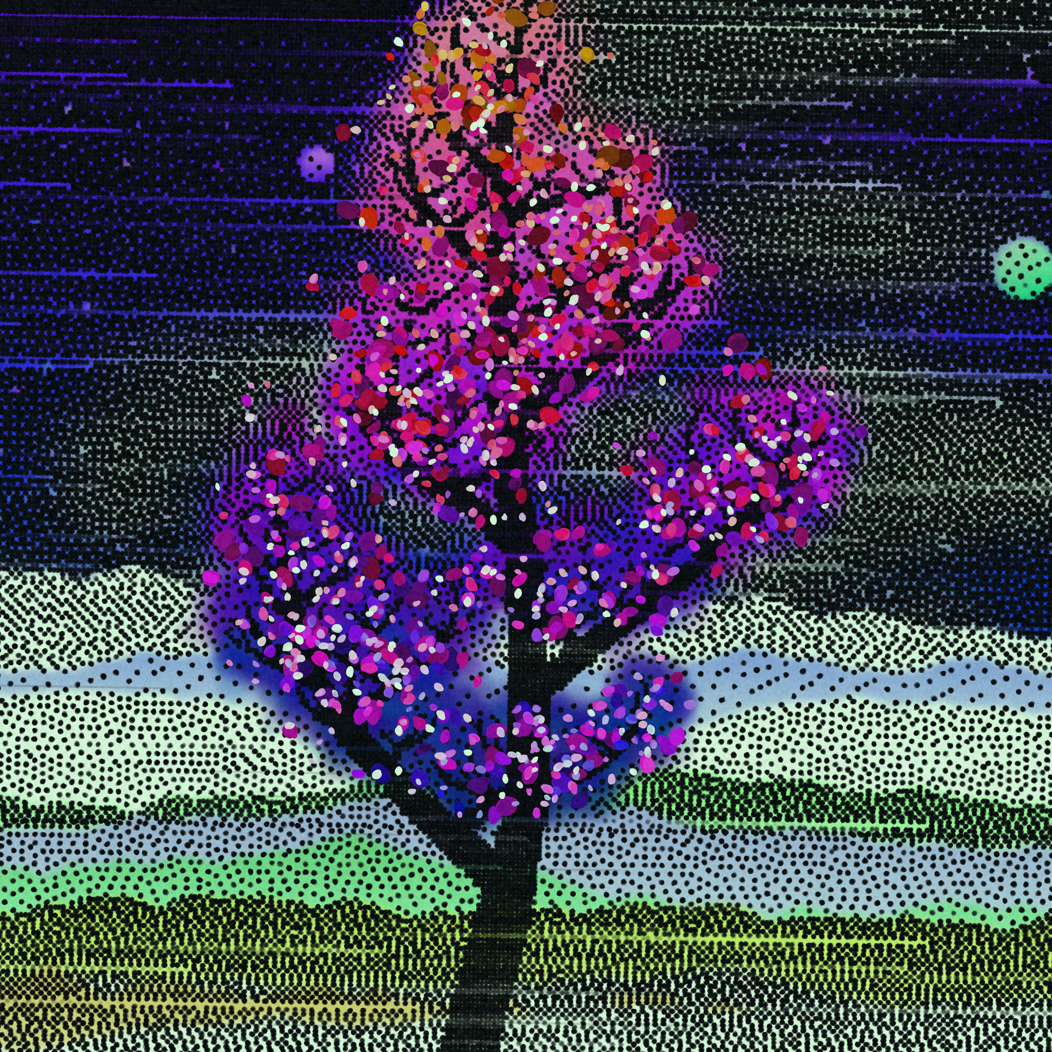 Dithered Branches #206 static token preview