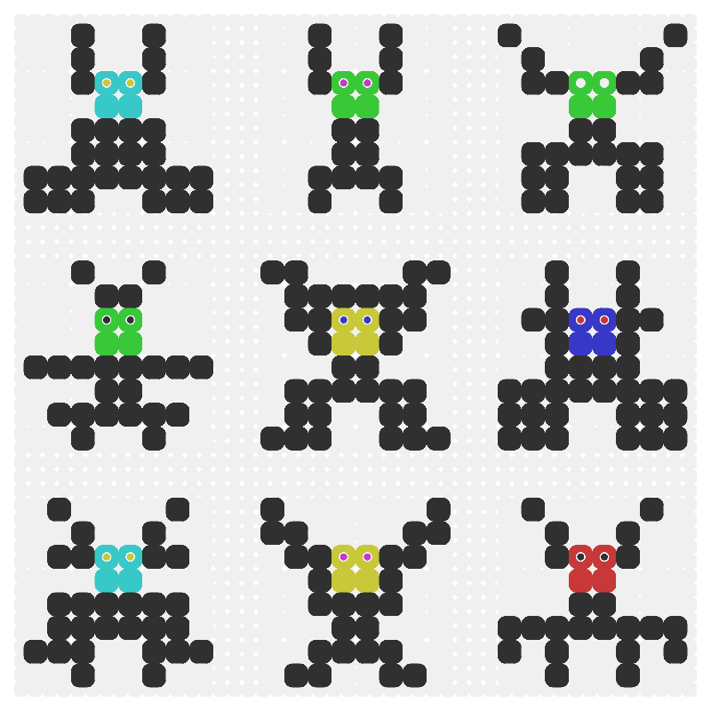 8x8 Pixel Creatures #28 static token preview