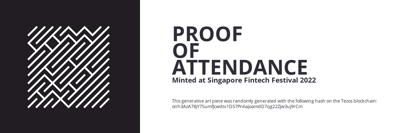 SFF2022 Proof of Attendance Token #1615 static token preview