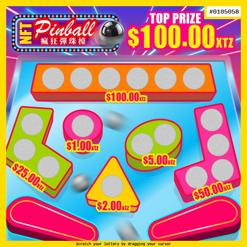 Lucky Pinballs (Scratch-off #1) #215 static token preview