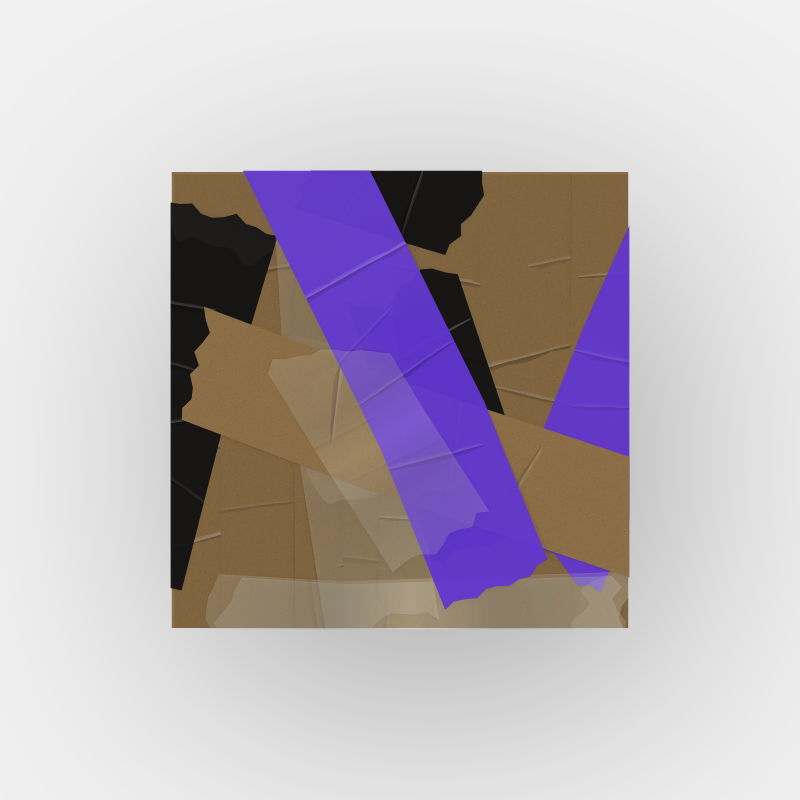 Tape abstract painting 001 #8 static token preview