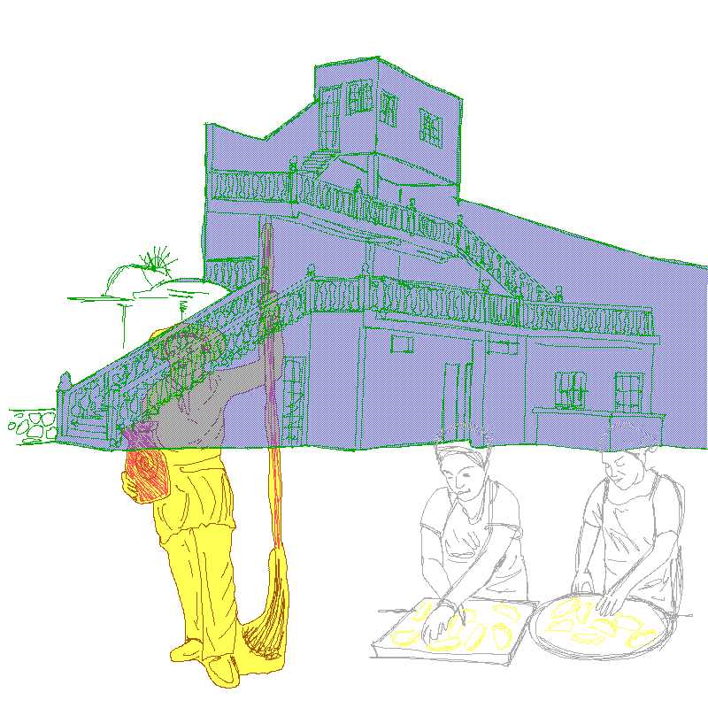 Walking through the city of Famailla #3 static NFT preview
