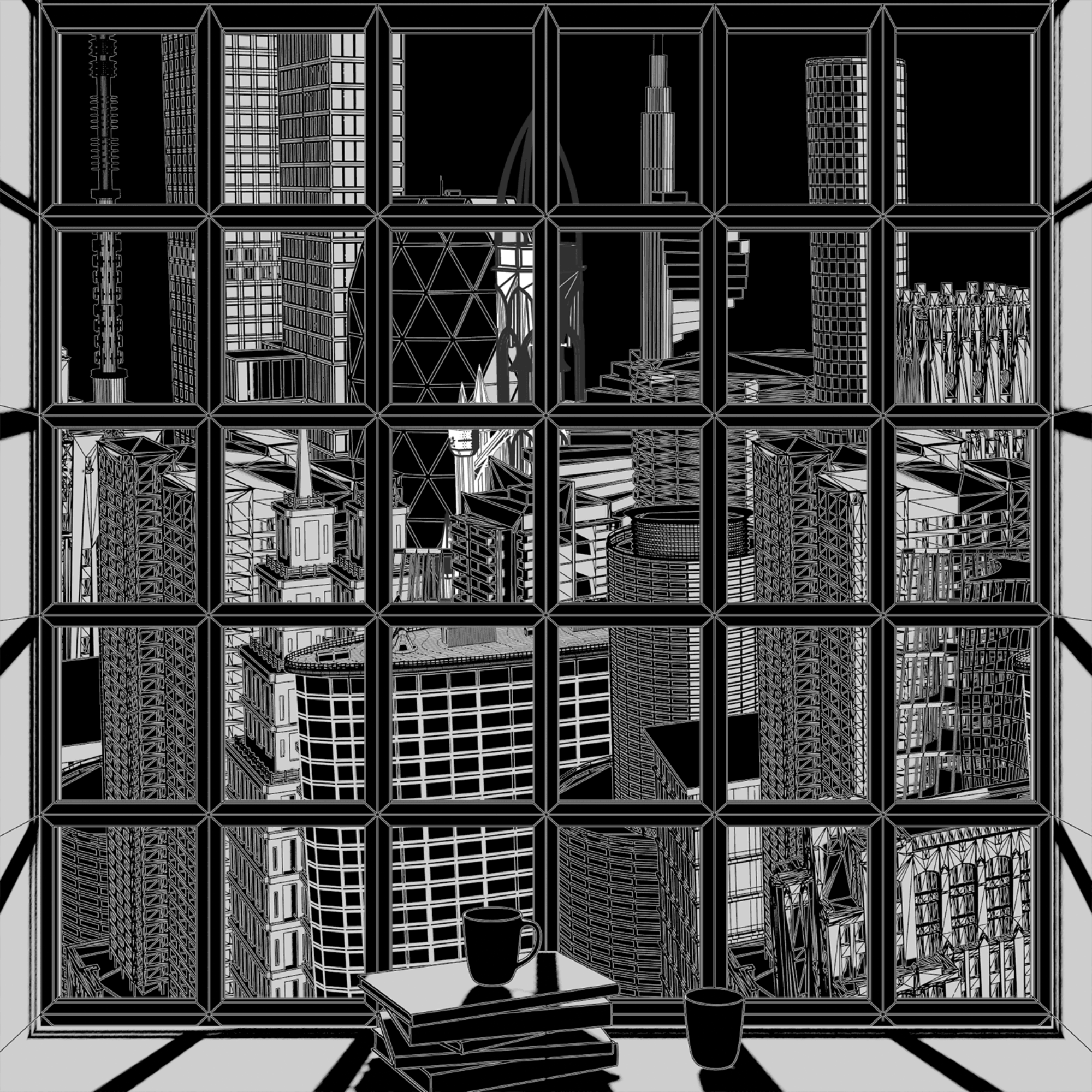 City View #394 static NFT preview