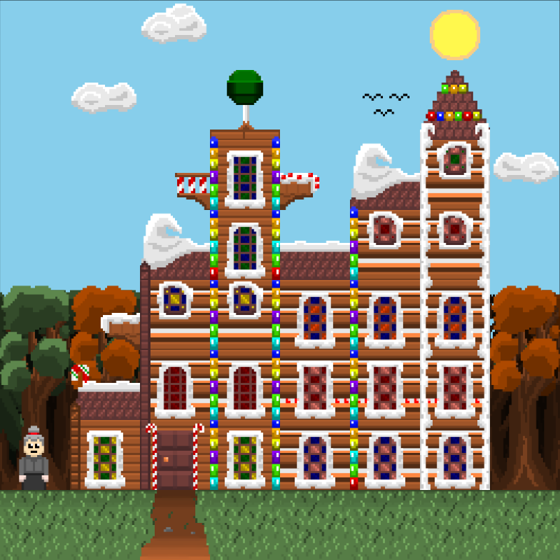 2D Mansion Candy House #85 static token preview