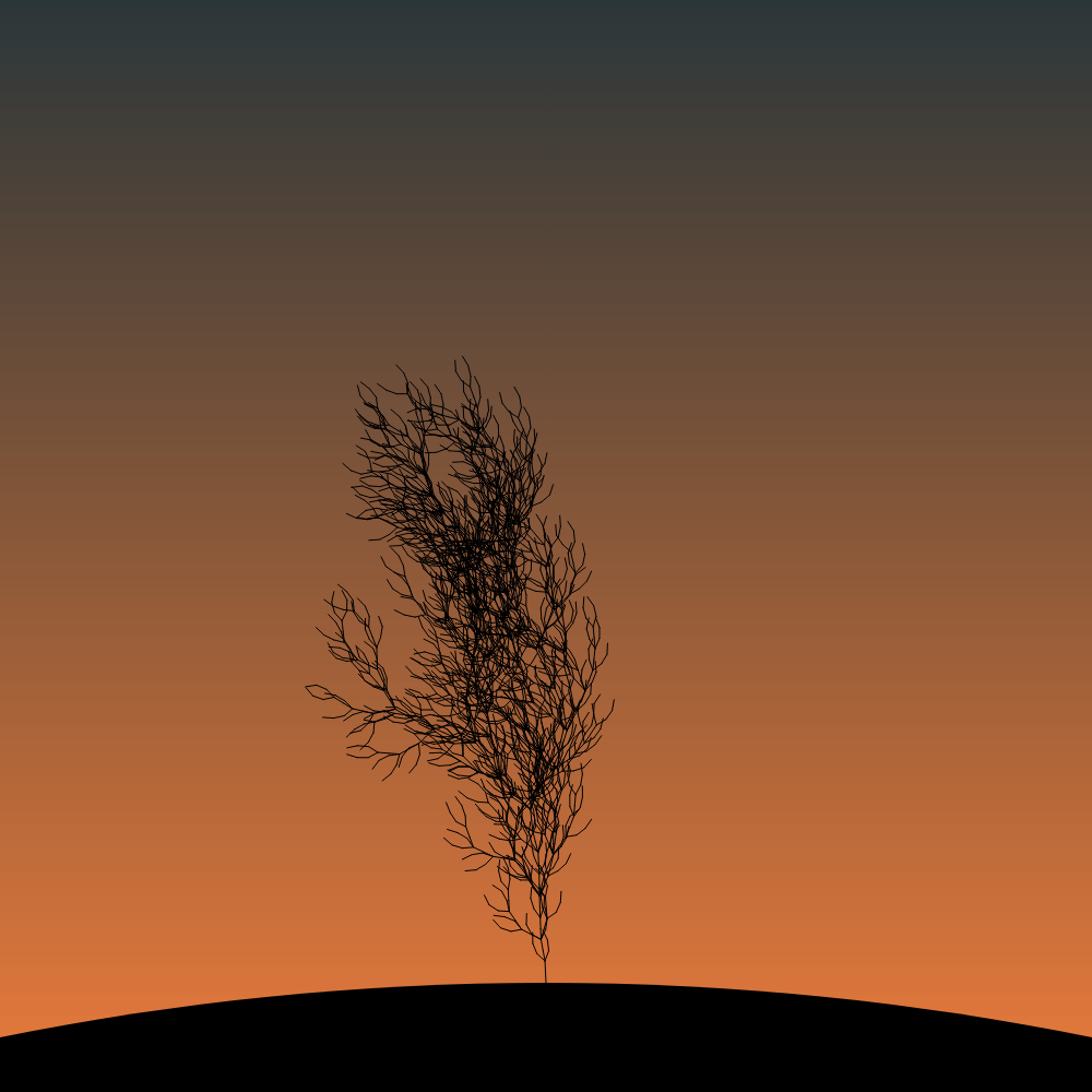 Fractal-Lsystem Tree #79 static token preview