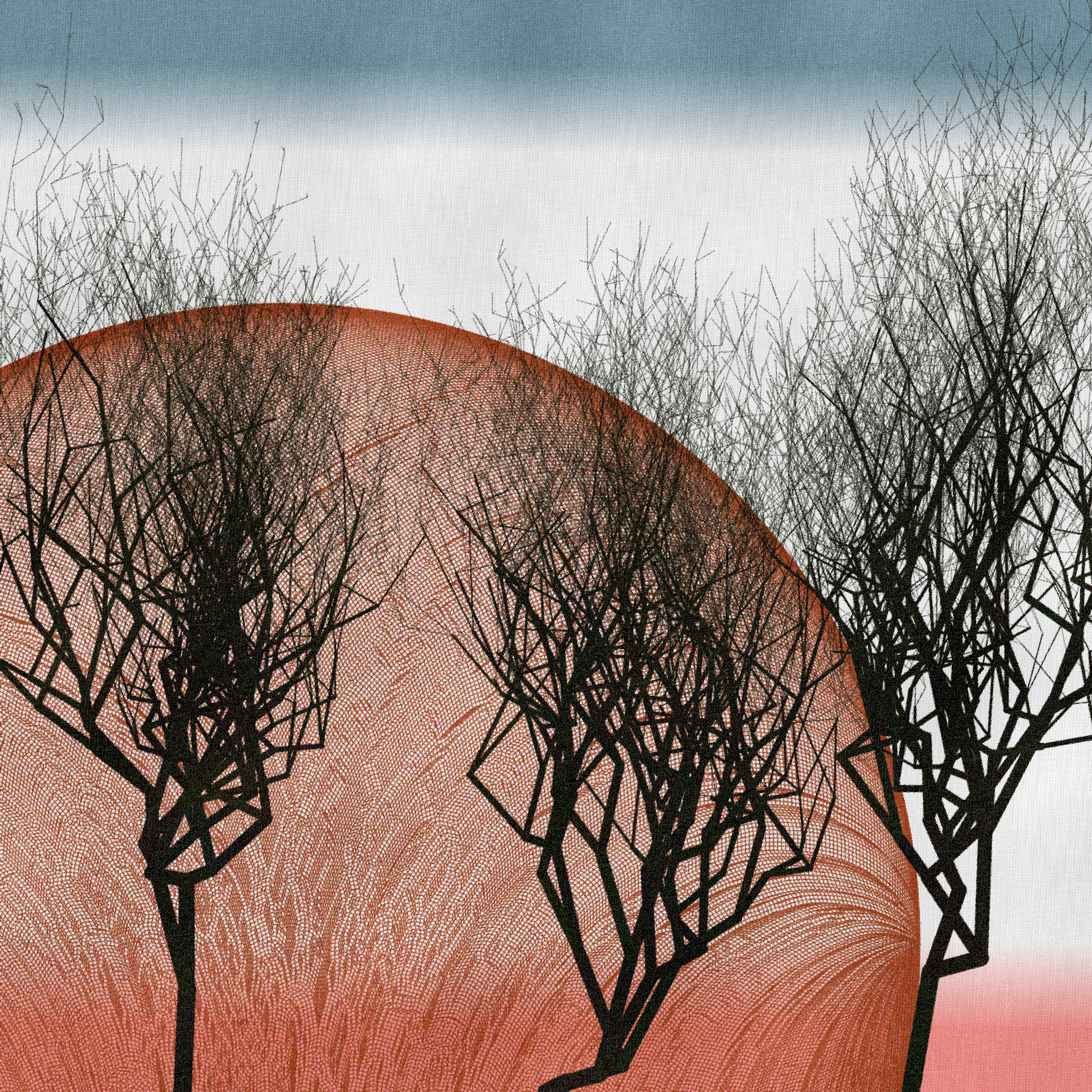 Three dead trees on earth #133 static token preview