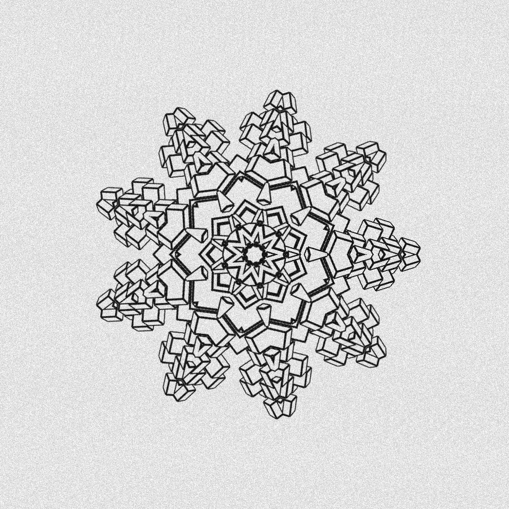 Monochrome Kaleido #295 static token preview