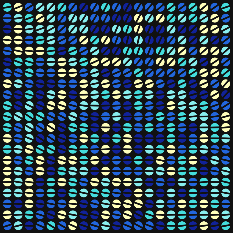 Shaped Fields #44 static NFT preview