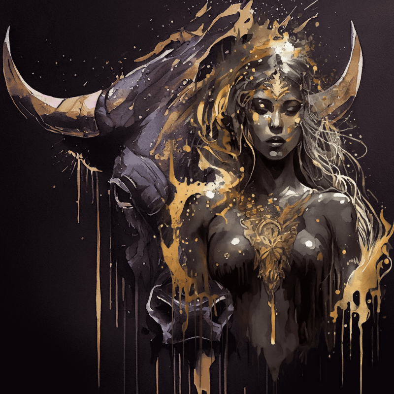 Golden Hera #6 static token preview