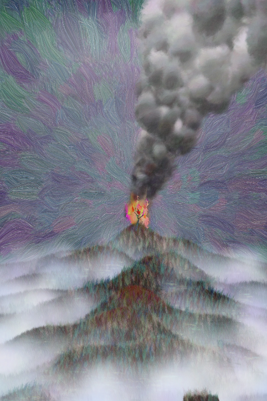 Tree and Cloud #59 static NFT preview