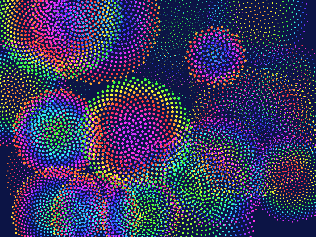 Phyllotactic Fireworks #14 static token preview