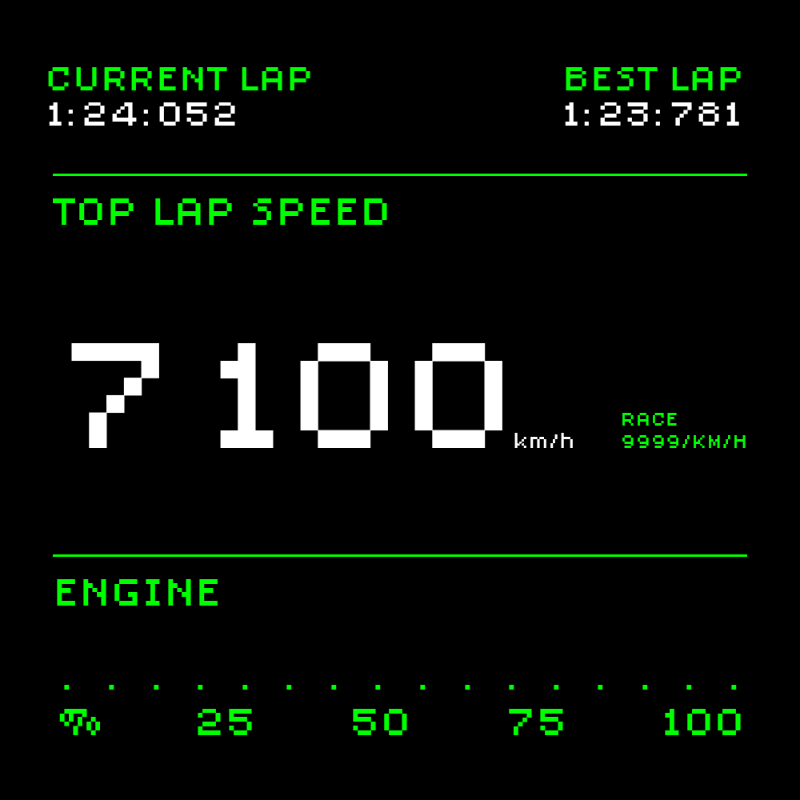 F-1RacingTez #176 static token preview