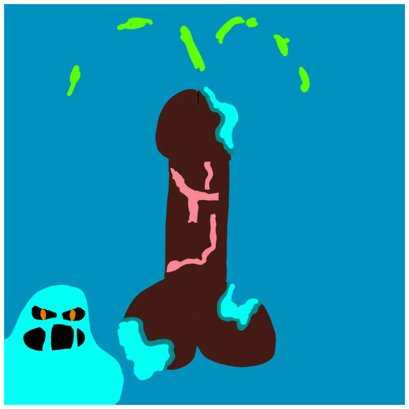 Decayed Dickgenerative Art #73 static token preview