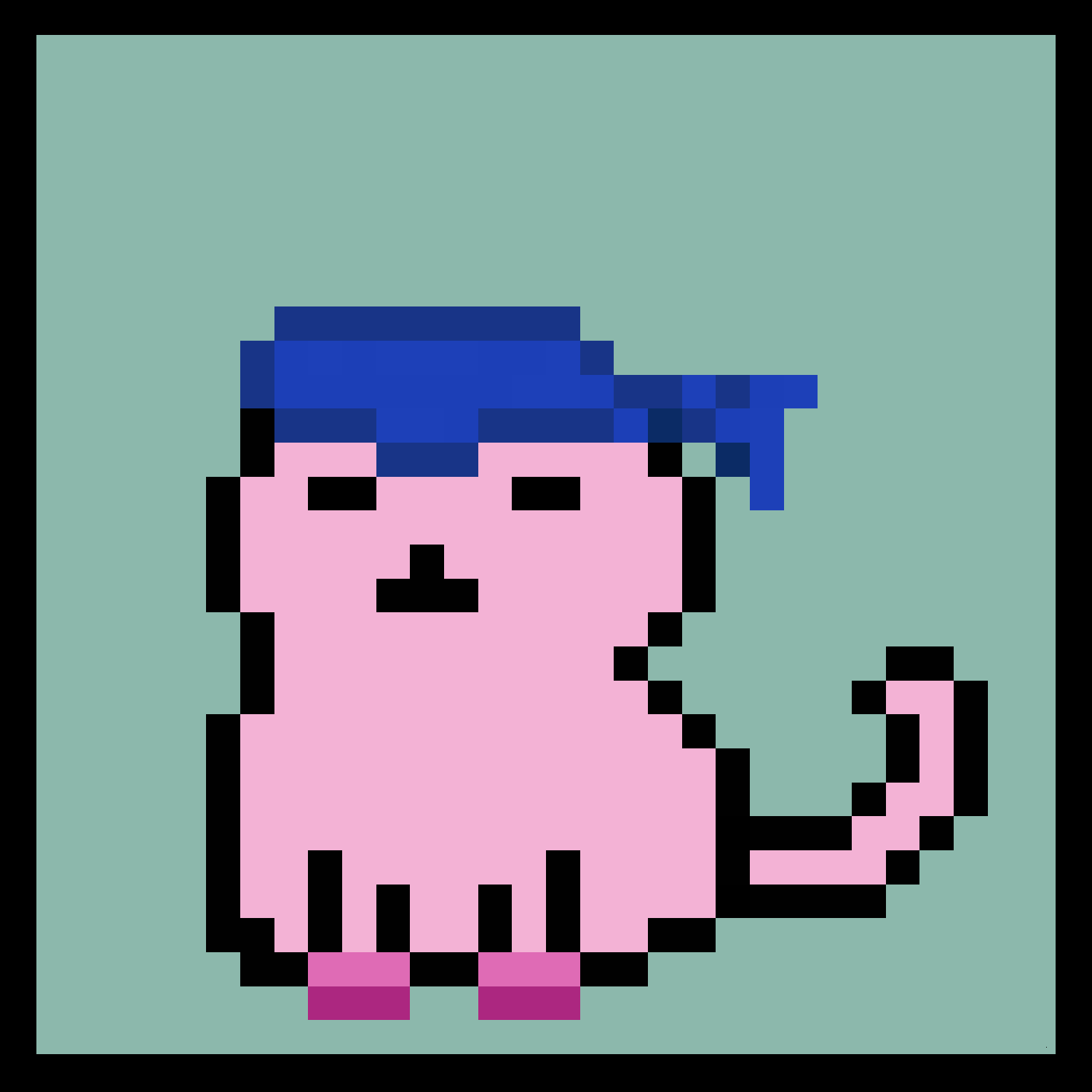 Lazy Kitties #1353 static NFT preview