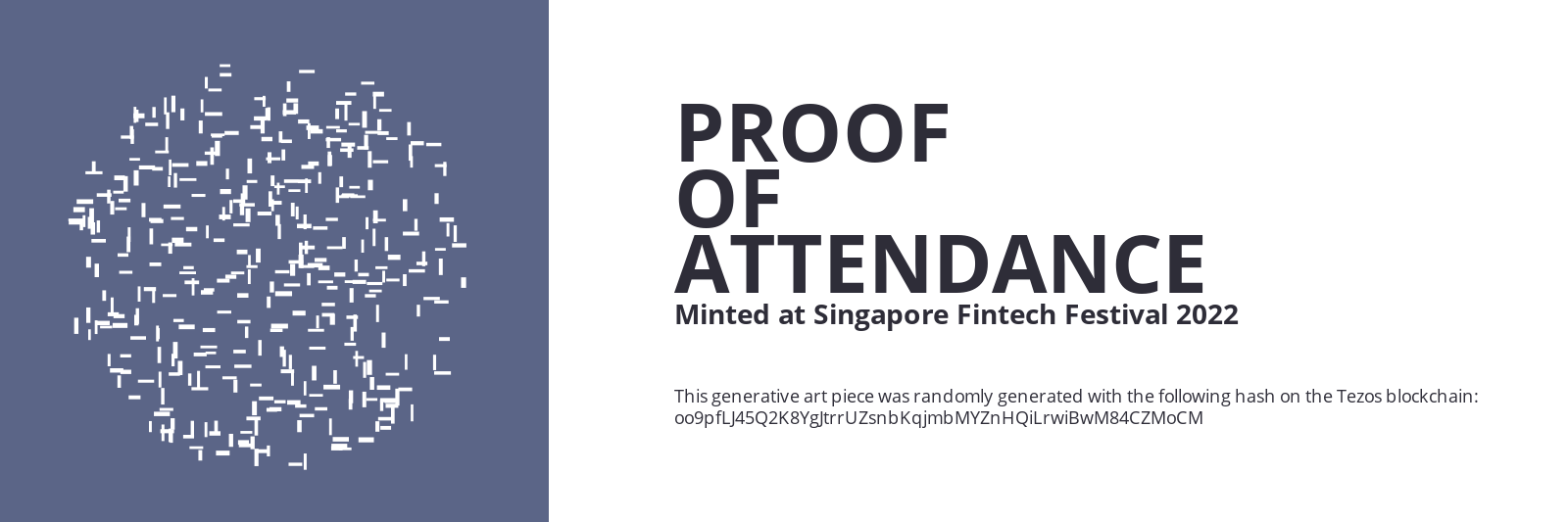 SFF2022 Proof of Attendance Token #1969 static token preview