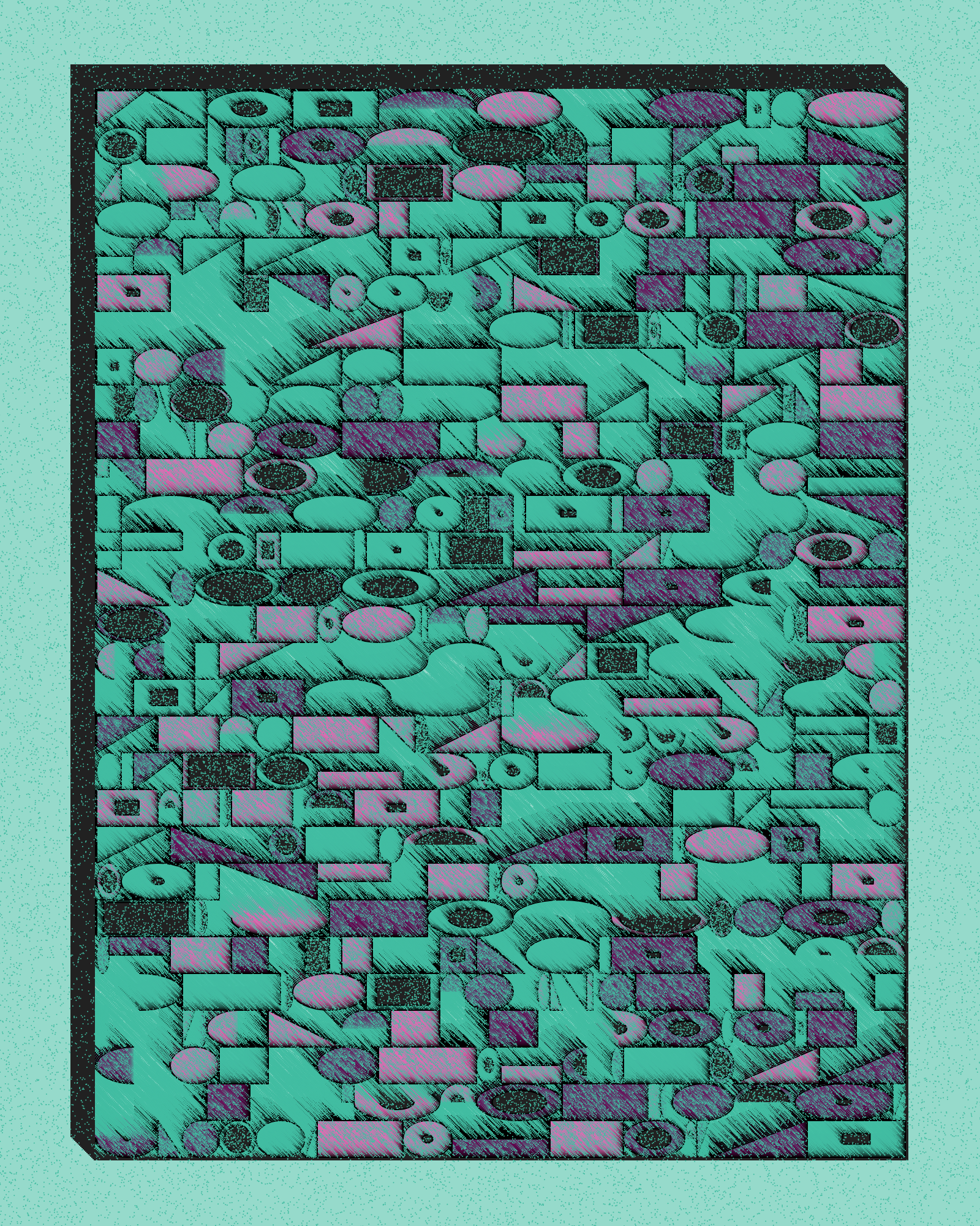 Wall geometry #42 static NFT preview