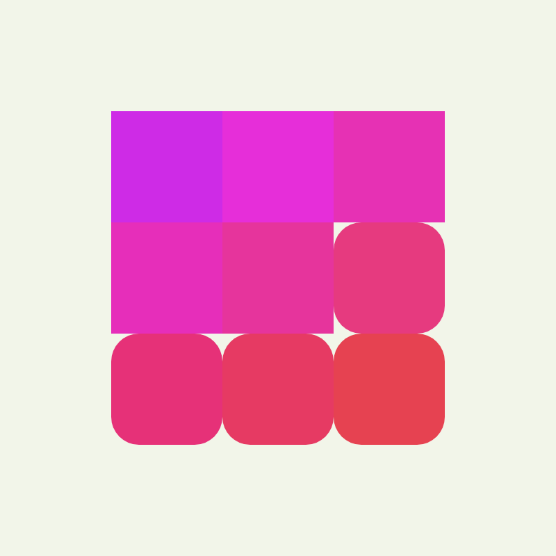 Colored blocks #110 static NFT preview