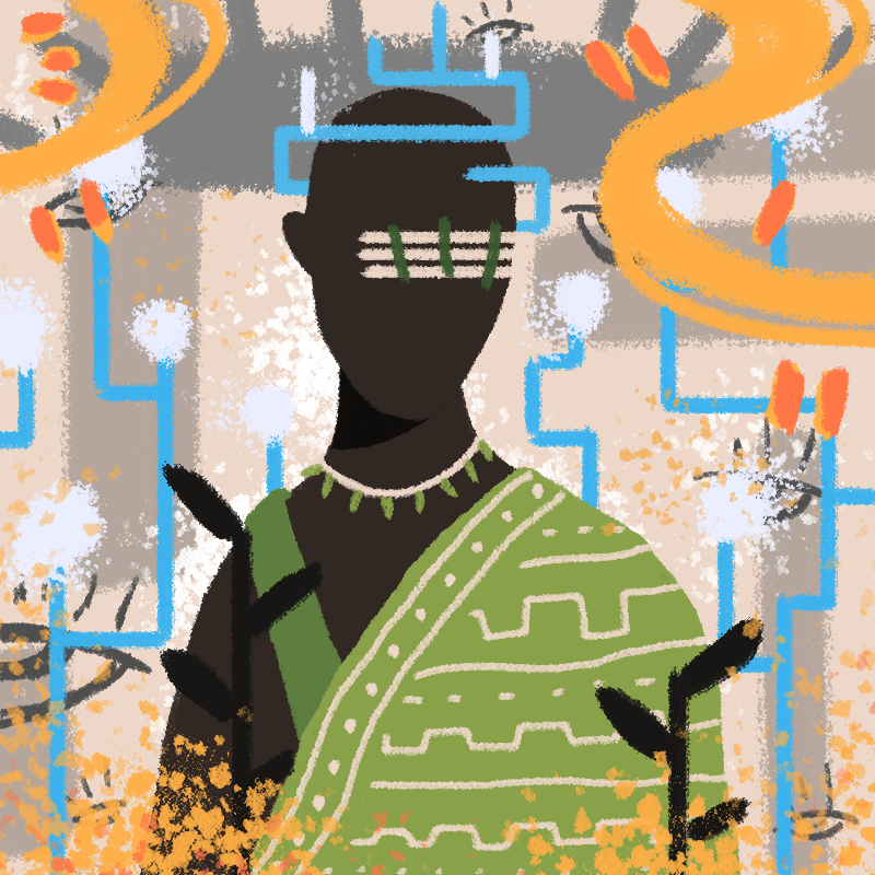 African Idols #44 static token preview