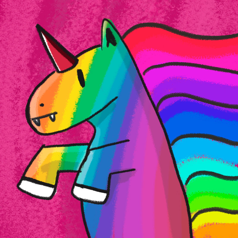 Peculiar unicornos #411 static token preview