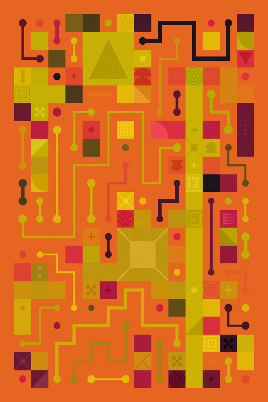 Scattered Pathways #33 static NFT preview