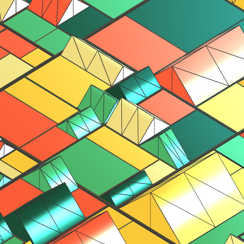 Geometric city #164 static token preview