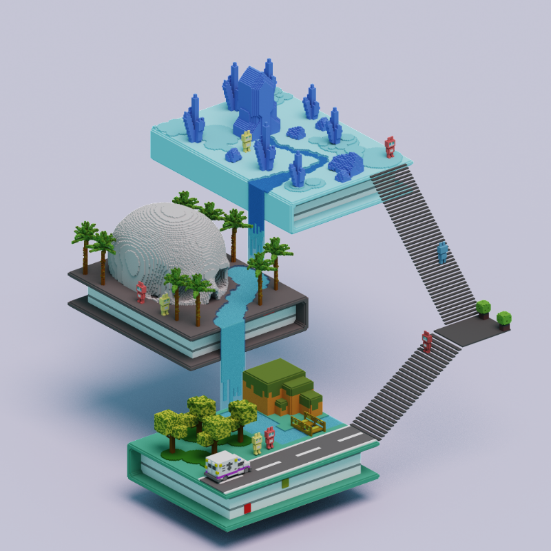 Books and islands #21 static token preview