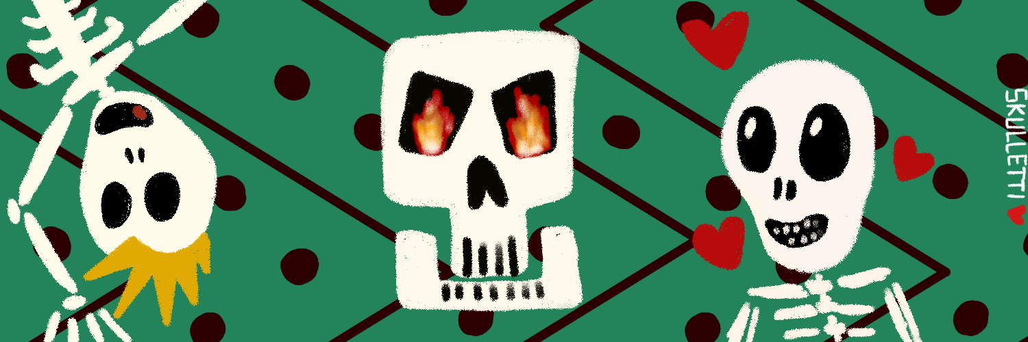 SKULLETTI TWITTER BANNER #318 static token preview