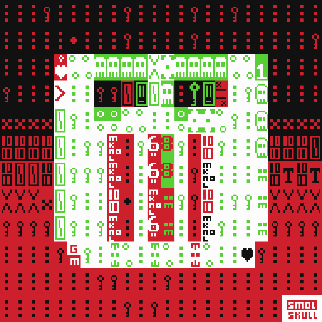 ASCII-SMOLSKULL #125 static token preview