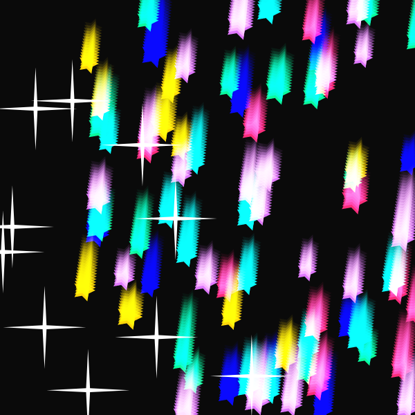 Shooting stars #24 static token preview